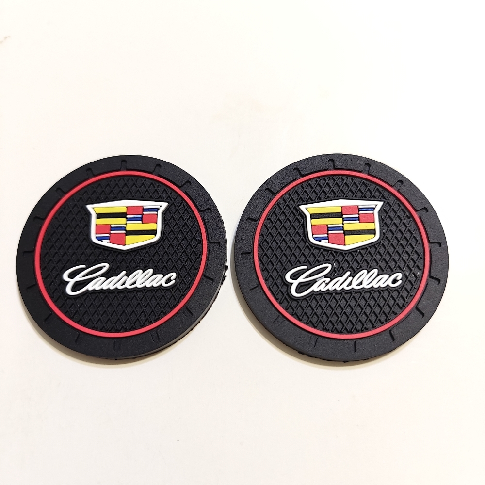 Black Coasters - Set of 2